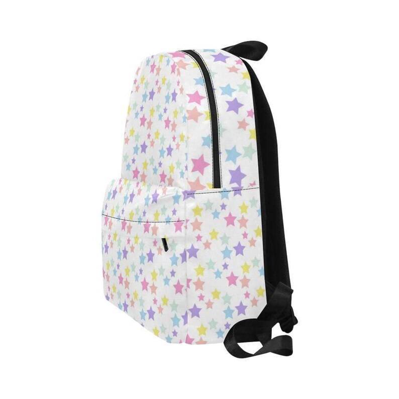 Kawaii Backpack Pastel Stars Backpack Aesthetic Backpack Etsy