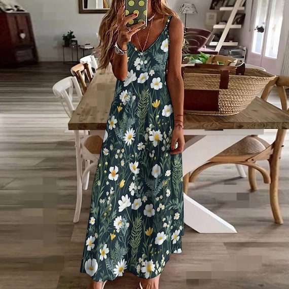 slim fit dress slacks Kenzie Maxi Dress Green