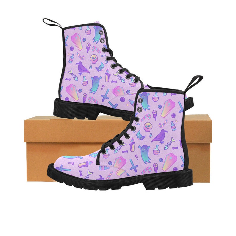 pastel goth boots