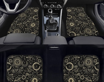 Celestial Tarot Car Mats, Mystical Witchy Car Mats, Whimsigoth Aesthetic Car Mats, Dark Academia Car Mats, Celestial Aesthetic Car Decor