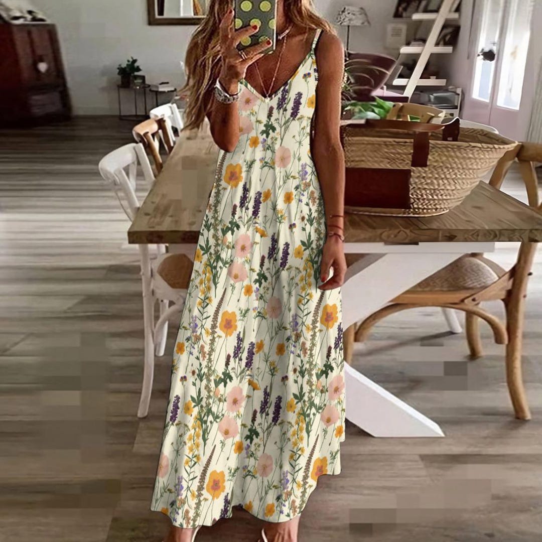white casual maxi dress Sophia Floral Joyofdress Exclusive Quince Women's Sleeveless Swing tuxedo shirt Color:M-Hot Pink
