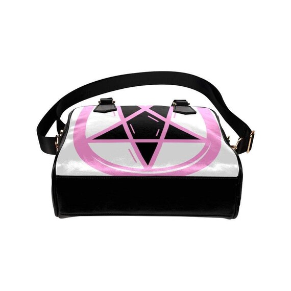 pentagram pink messenger bag