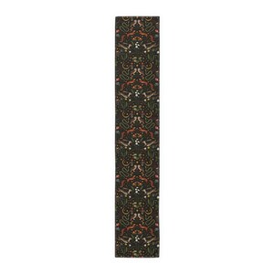 Camino de mesa Bosque Oscuro, Camino de mesa Bosque de Hadas Estilo Cottagecore Oscuro, Decoración de Comedor con Tema Bosque Oscuro, Camino de mesa Bruja con Criaturas del Bosque imagen 3