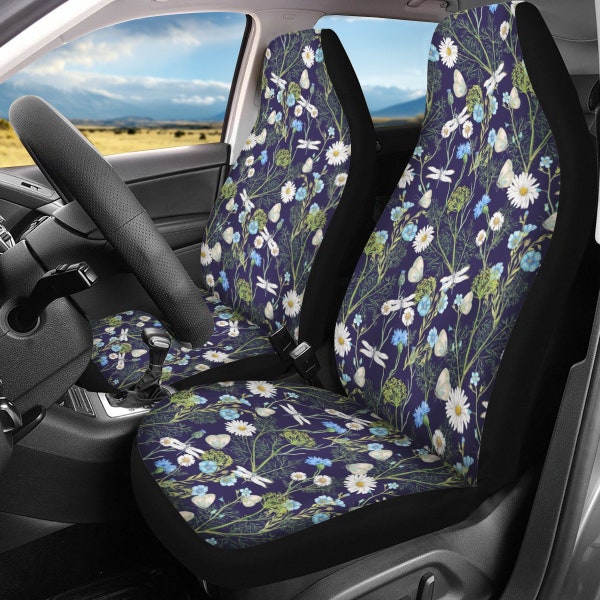 Blue Butterfly Car Seat Covers Etsy