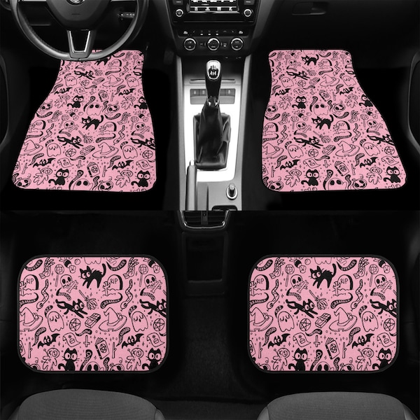 Pink Custom Car Mats Etsy