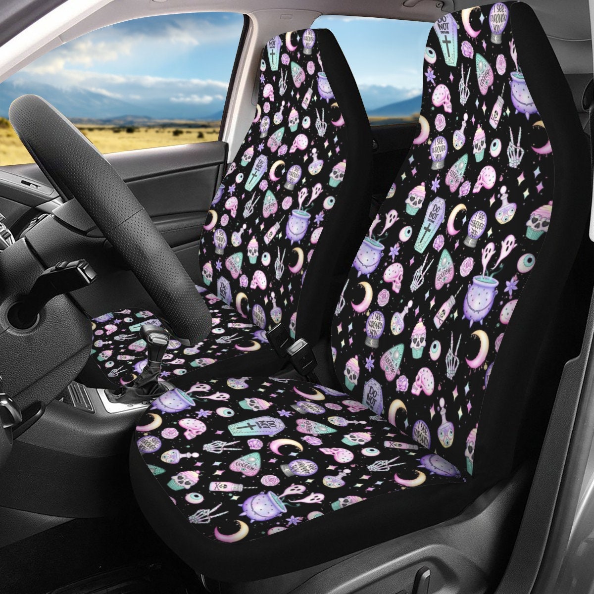 Kawaii Cloud Plush Car Seat Belt Cover Shoulder Strap Accessory – Kawaiies