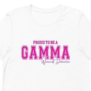 Stolt över att vara en framstående Gamma-kvinna / Sigma Lambda Gamma / Gamma-skjorta / SLG-skjorta / SLG-gåva / 1990-skjorta / SLG 1990