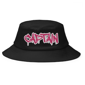 Custom Line Position Bucket Hat / Captain Bucket Hat / Deuce Bucket Hat / Tre Hat / Quad Bucket Hat / Anchor Bucket Hat / Sigma Lambda Gamma