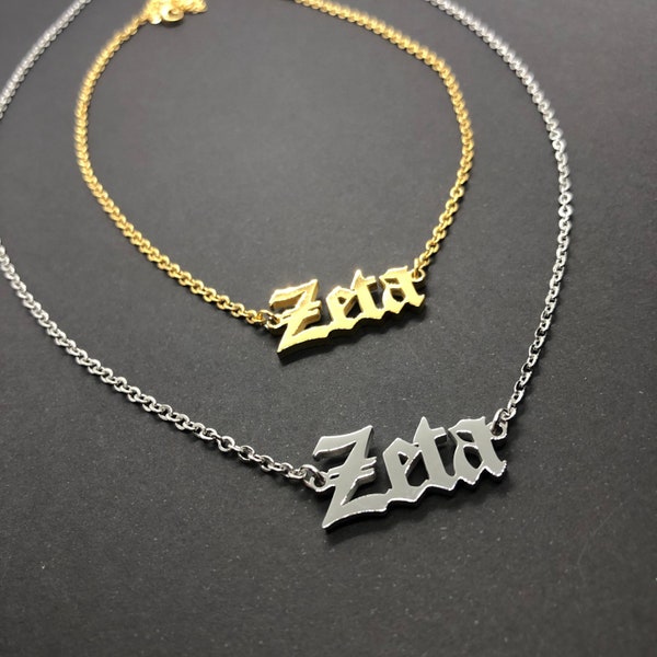 Zeta Necklace , Zeta Gift , Zeta Chain , Zeta Gift , 1920 Necklace , 1920 Chain , Zeta Paraphernalia