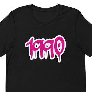 1990 Graffiti Drip Top, Sigma Lambda Gamma, Sigma Lambda Gamma-skjorta, Sigma Lambda Gamma-present, Gamma-skjorta, SLG-skjorta, SLG-t-shirt