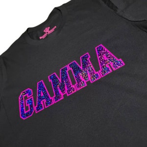 Chemise Sigma Lambda Gamma / Chemise de position de ligne holographique / Cadeau Sorority Sisters / Chemise d’ancre / Chemise Gamma / Chemise de sororité