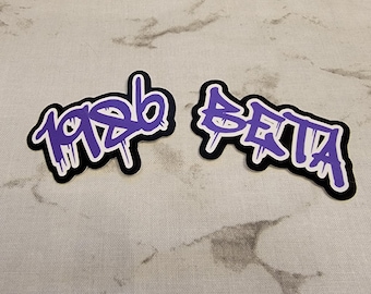 Sigma Lambda Beta Stickers / Beta Sticker / 1986 Sticker / Beta Stickers / SLB Stickers / ΣΛB