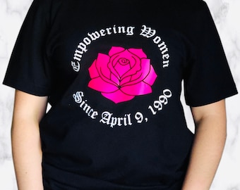 Empowered Women Sinds 9 april 1990 Top , Sigma Lambda Gamma, Sigma Lambda Gamma Shirt , Sigma Lambda Gamma Gift , Gamma Shirt , SLG Shirt