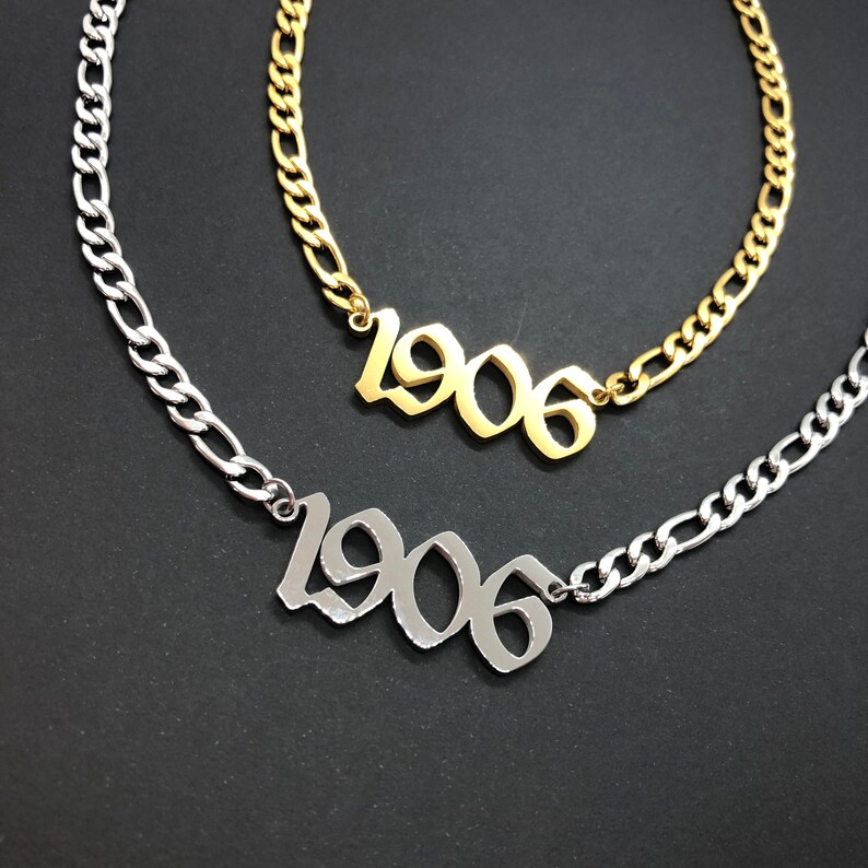 Alpha Necklace Alpha Gift Alpha Chain 1906 Necklace Etsy UK