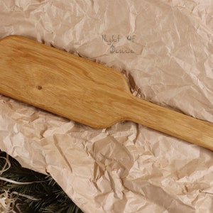 Handgemaakte houten strafpeddel, grote peddel, peddelborstel, vrouwenclubpeddel, Griekse peddel, slagspeelgoed
