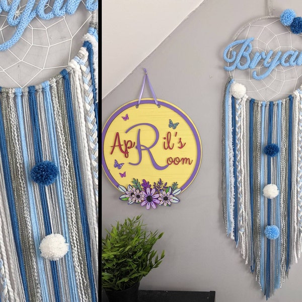 Blue Dream Catcher Etsy