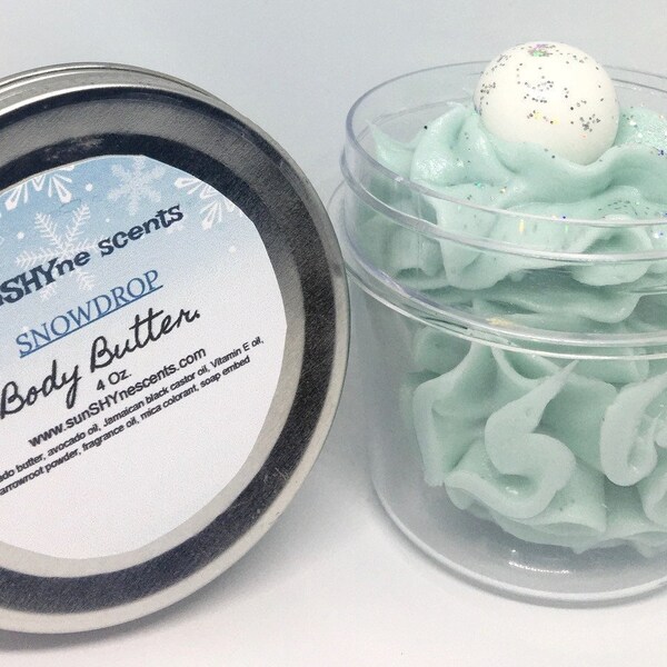 Wholesale Snowdrop Body Butter/ Whipped Body Butter/ Resell Skincare