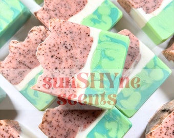 Wholesale Soap Bars/ Watermelon Candy Soap Bars/ Cold Process Soap Bars/ Apply Your Own Label