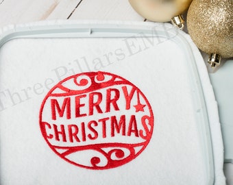 Merry Christmas Embroidery Design, Christmas Embroidery Design File, Christmas Embroidery, Christmas Design