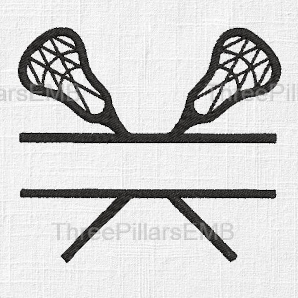 Lacrosse Embroidery Etsy