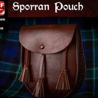 Leather Rob Roy Sporran *** DIY Pattern*** - Etsy