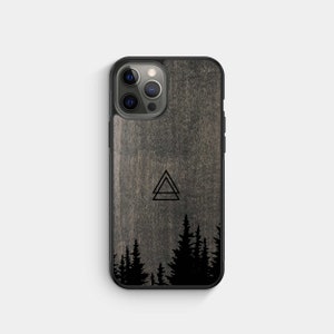 SUMMIT Real Wood iPhone Case iPhone 15 Pro, 14, 13 Samsung Galaxy S24, S23, S21FE Google Pixel 8, 7a Made in Canada by Alto Collective image 1