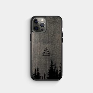 SUMMIT Coque pour iPhone en bois véritable iPhone 15 Pro, 14, 13 Samsung Galaxy S24, S23, S21FE Google Pixel 8, 7a Fabriqué au Canada par Alto Collective image 1