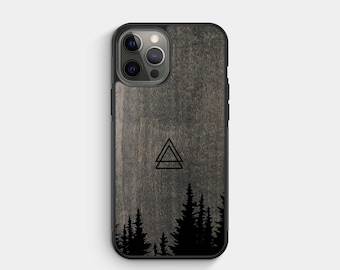 SUMMIT Real Wood Phone Case | iPhone 17 16 15 | Samsung Galaxy S26 S25 S24FE | Google Pixel 10 XL 9a | Made in Canada