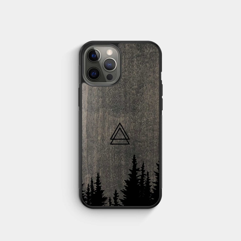 SUMMIT - Real Wood iPhone Case - iPhone 14, 13, 12 - Samsung Galaxy S22, S20FE,S21 - Google Pixel 7,6a,5- Made in Canada by Alto Collective 