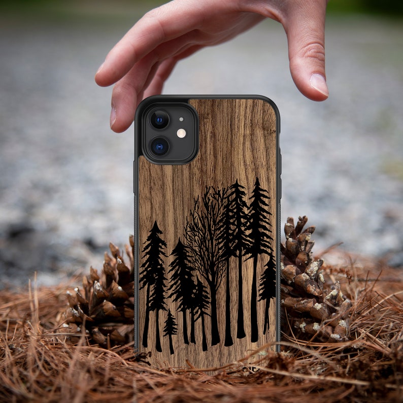 FOREST Real Wood iPhone Case iPhone 15 Pro, 14, 13 Samsung Galaxy S24, S23, S21FE Google Pixel 8, 7a-Made in Canada Alto Collective image 6
