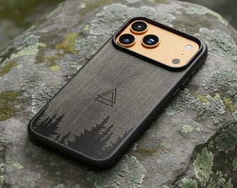 SUMMIT Real Wood Phone Case | iPhone 18 17 16 | Samsung Galaxy S26 S25 S24FE | Google Pixel 11 Pro XL 10 9a | Made in Canada