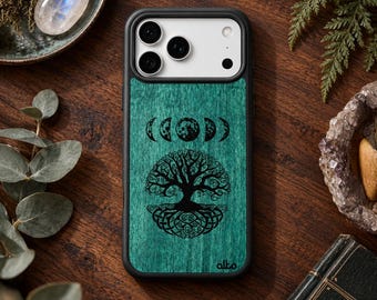 PHASES Real Wood Phone Case | iPhone 18 17 16 | Samsung Galaxy S26 S25 S24FE | Google Pixel 11 Pro XL 10 9a | Made in Canada
