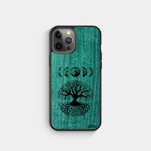 PHASES - Coque de portable en bois véritable - iPhone 16 Pro, 15, 14 - Samsung Galaxy S25, S24, S23FE - Google Pixel 9XL, 8a - Fabriqué au Canada Alto Collective