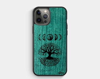 PHASES - Real Wood iPhone Case - iPhone 15 Pro, 14, 13 - Samsung Galaxy S24, S23,S21FE - Google Pixel 8, 7a- Made in Canada -Alto Collective