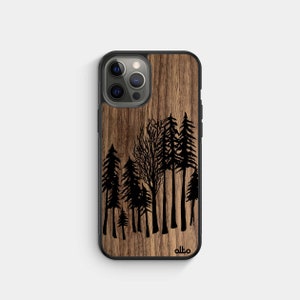 FOREST Real Wood iPhone Case iPhone 15 Pro, 14, 13 Samsung Galaxy S24, S23, S21FE Google Pixel 8, 7a-Made in Canada Alto Collective image 1