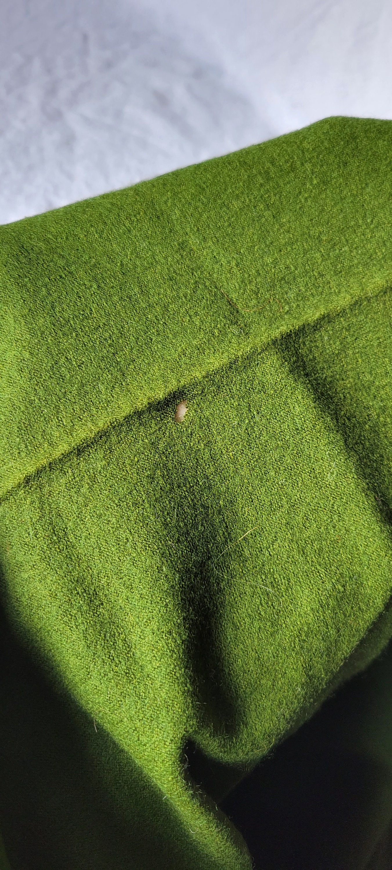 2yrds Vintage Dark Green Wool Stretch Fabric. Etsy