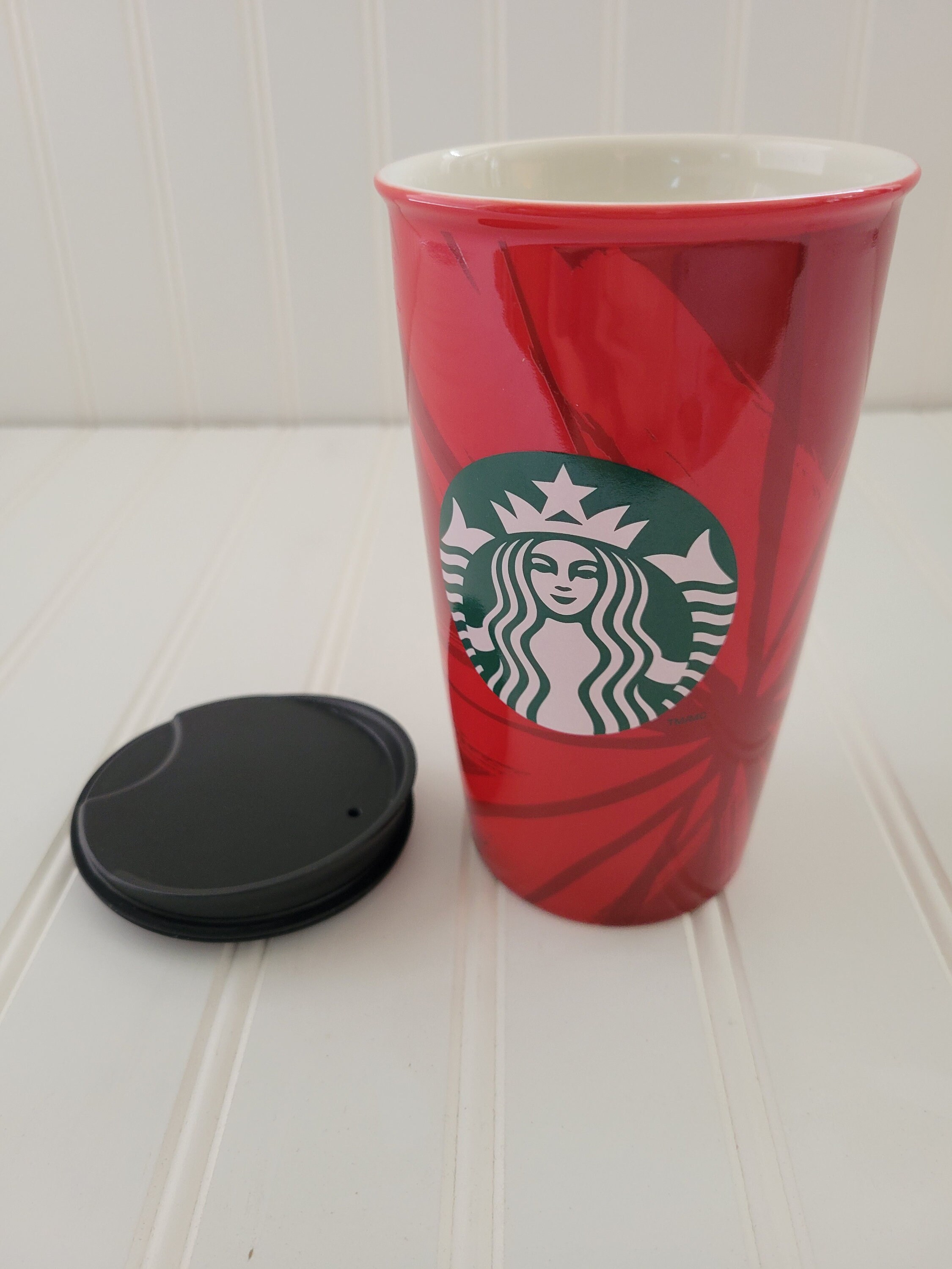 Starbucks 2014 Red Holiday Travel Tumbler Mug/cup - Etsy