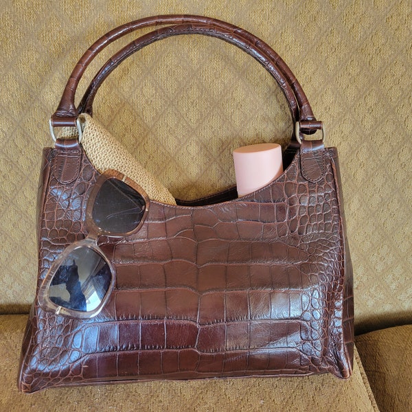 Large Leather Talbots handbag