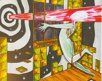 Red Beacon Print - 8.5x11