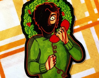 Billy Lenz | Black Christmas Sticker 3.5"
