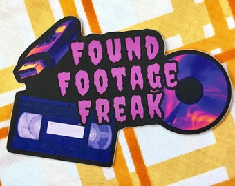 Found Footage Freak Sticker 3.5"