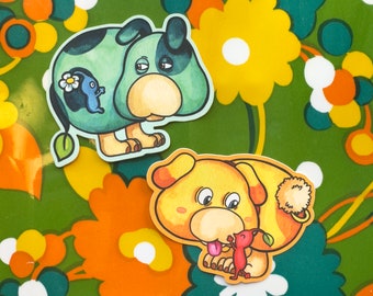 3” Space Pups Stickers