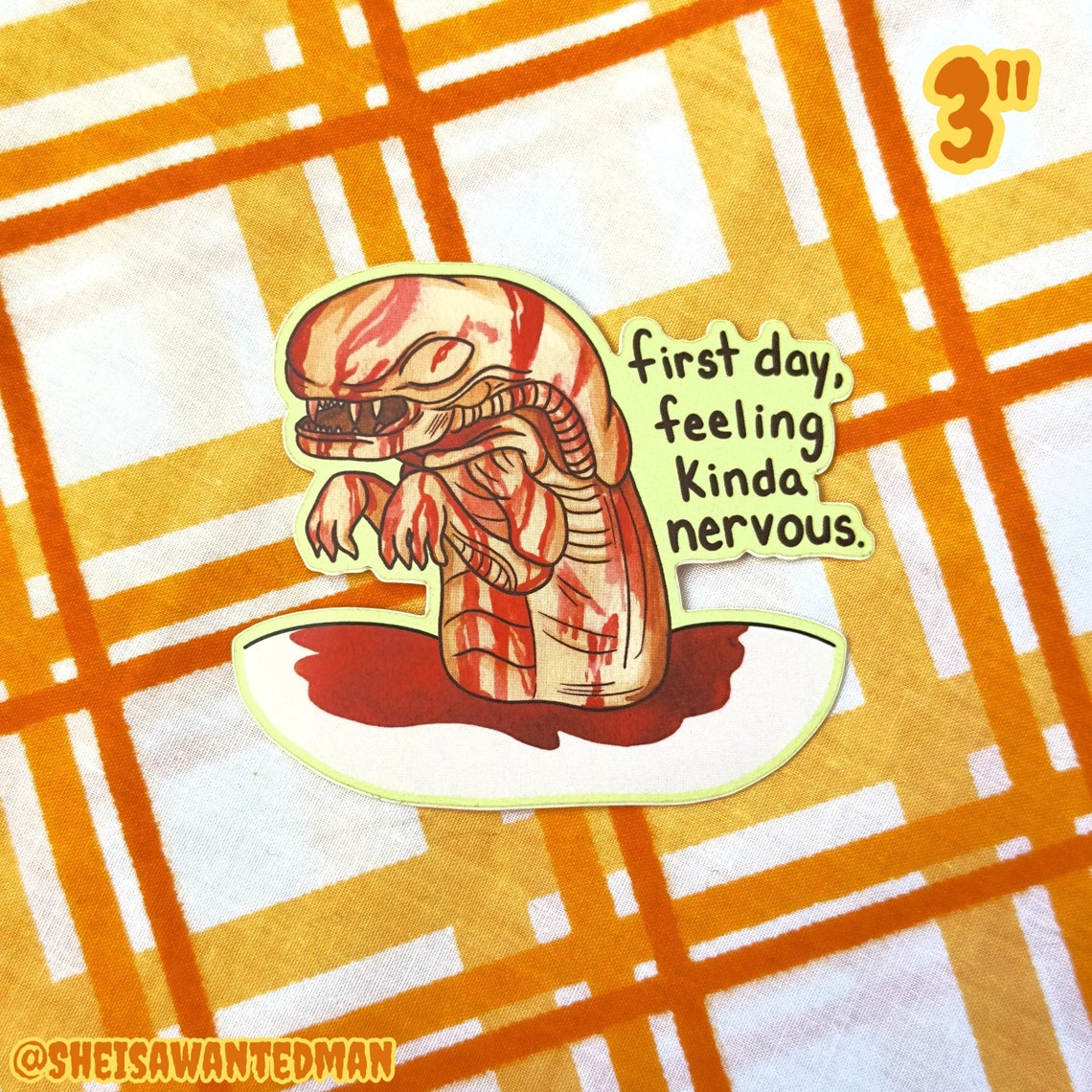 Alien | Chestburster Sticker - 3” - Etsy
