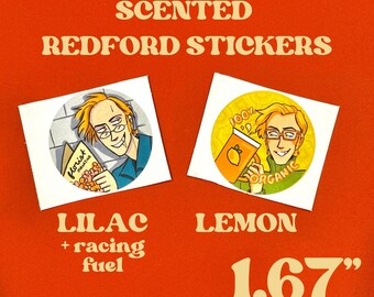 Running Wild - Scented Redford Stickers - 1.67”