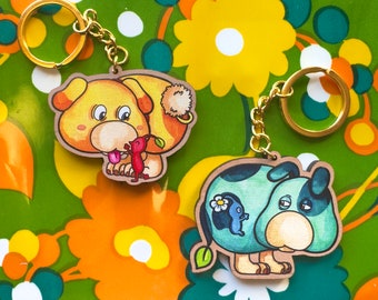 2.5” Space Pups Wood Charms