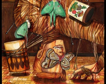 Premature Pollination Print - 8.5x8.5"