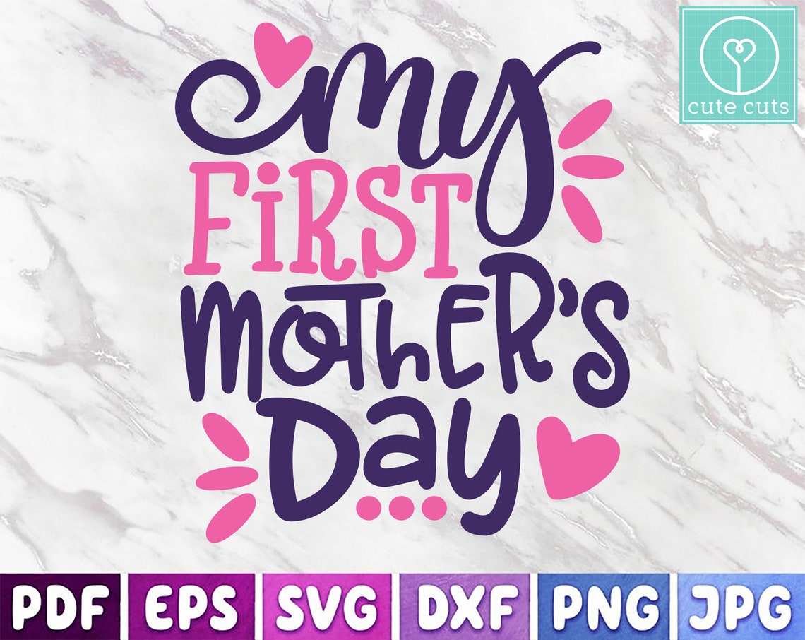 My First Mothers Day Svg Mommy and Me Svg Baby Boy Svg | Etsy