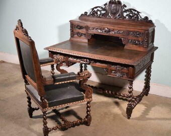 Antique Desk Chair Etsy Antique Desk Chair Etsy