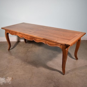 Vintage French Provencal Farm Table/Desk/Dining Table in Solid Cherry Wood