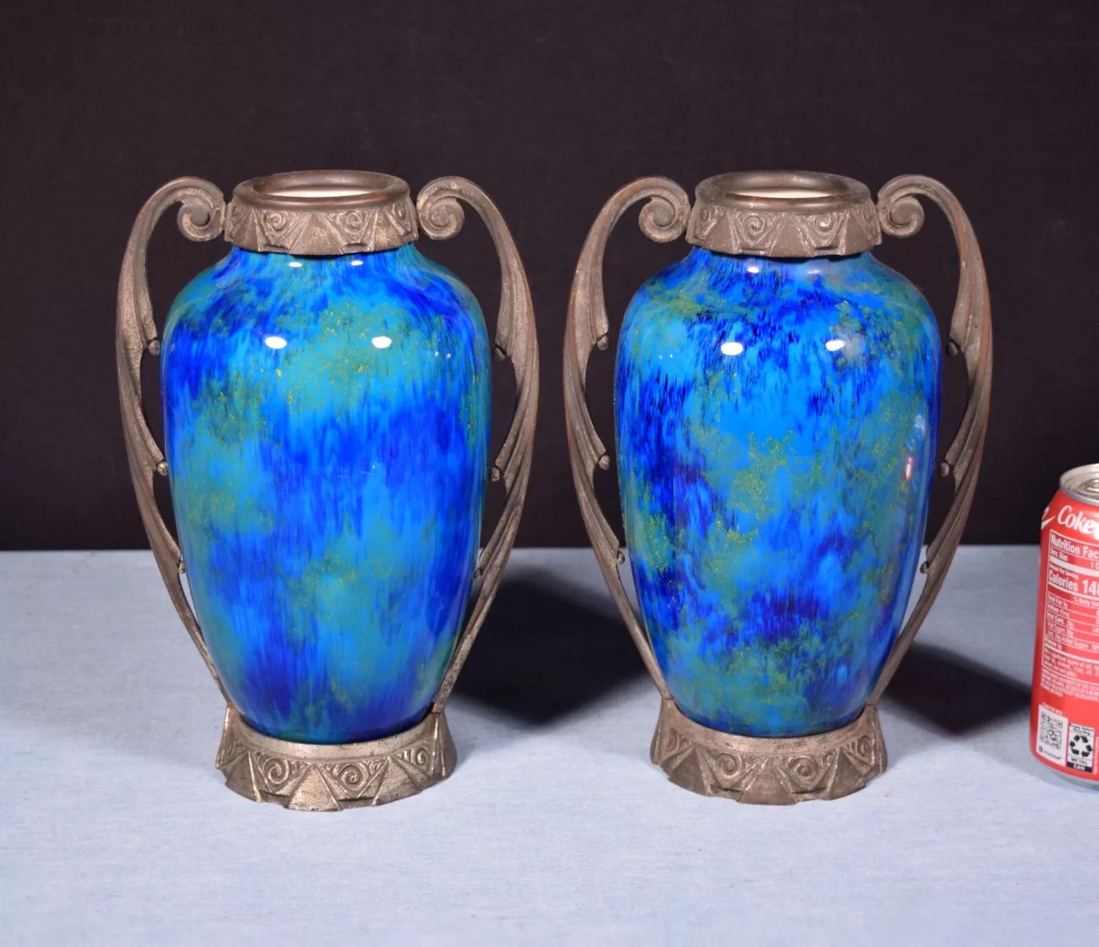 Paul Millet Vermiculated White on Black Ceramic Vase now a Lamp Paul Millet Vermiculated White on Black Ceramic Vase now a Lamp